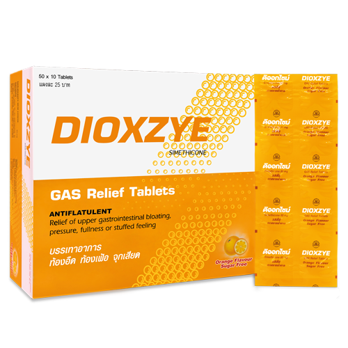 Dioxzye tablet ( Orange flavour )