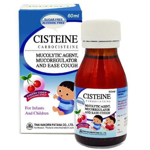 Cisteine syrup 100 mg ( Cherry cider flavor )
